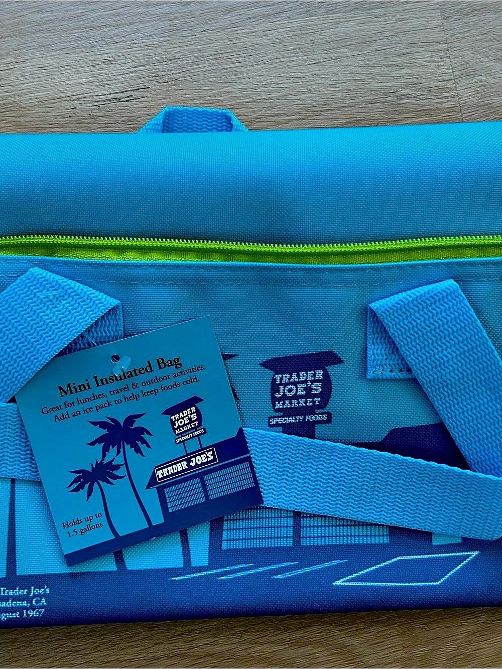 Trader Joe’s Mini lunch Insulated Bag – Blue